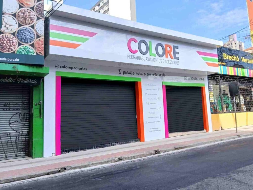 Loja física da Colore Pedrarias