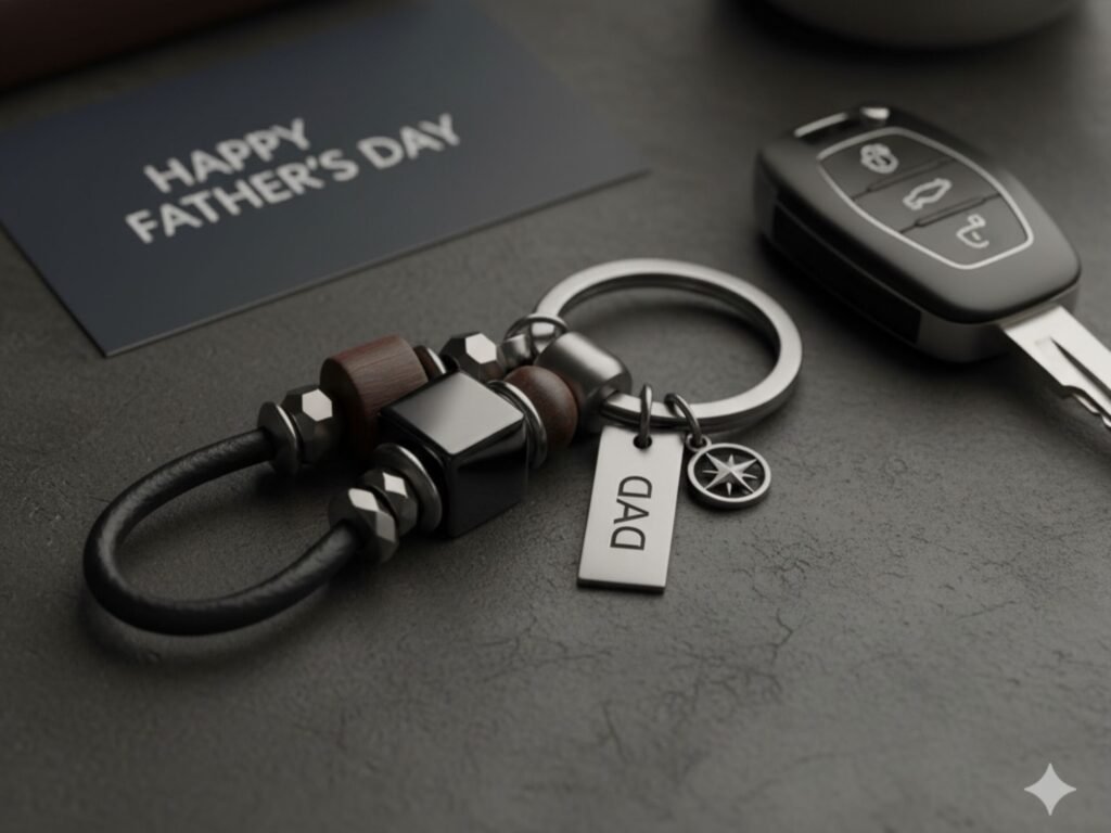 Chaveiro personalizado para o Dia dos Pais