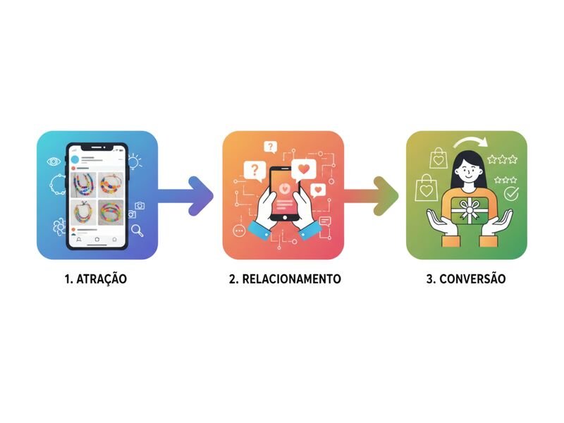 Processo de atração, relacionamento e conversão